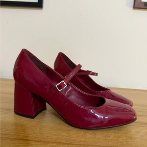 Calvin Klein Burgundy Heels